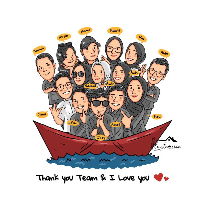 Model Ilustrasi Chibi / Ilustrasi Lucu