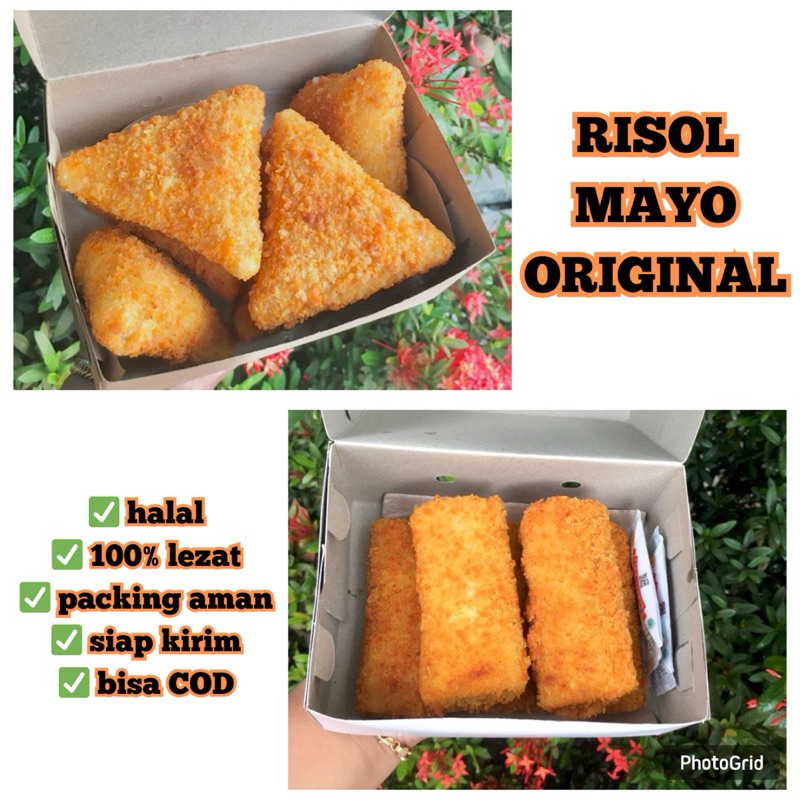 RISOL MAYO FROZEN ORIGINAL [ 4 PCS ] HANYA 15K risol mayo frozen food risol mayo frozen risol frozen