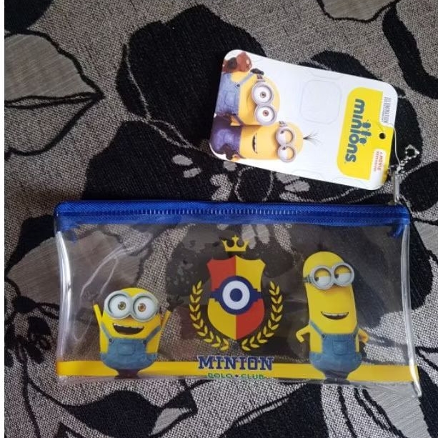 

tempat pensil minion transparan original alat tulis stationary anak