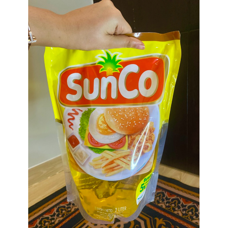 

Minyak goreng SunCo jumbo isi 2L