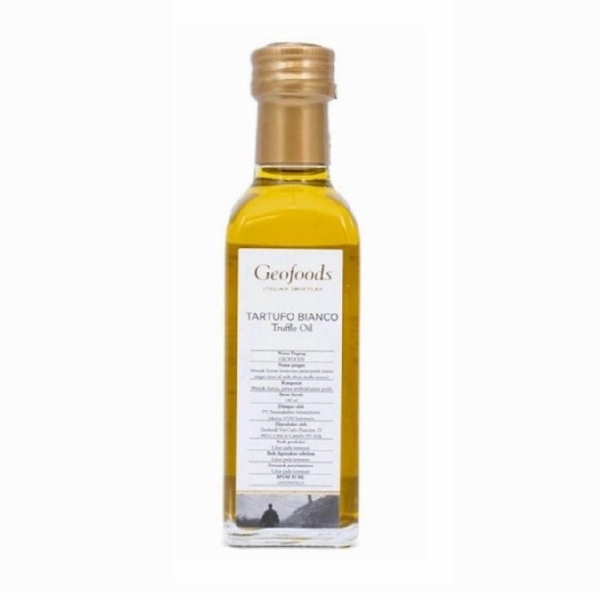 

minyak jamur putih white truffle oil tartufo bianco geofoods 100