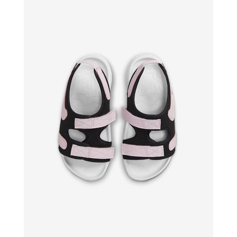 Nike Sunray Adjust 6 TD Pink Black White Unisex Girls Sandals Anak Toddler Youth Sepatu Sandal Baby 