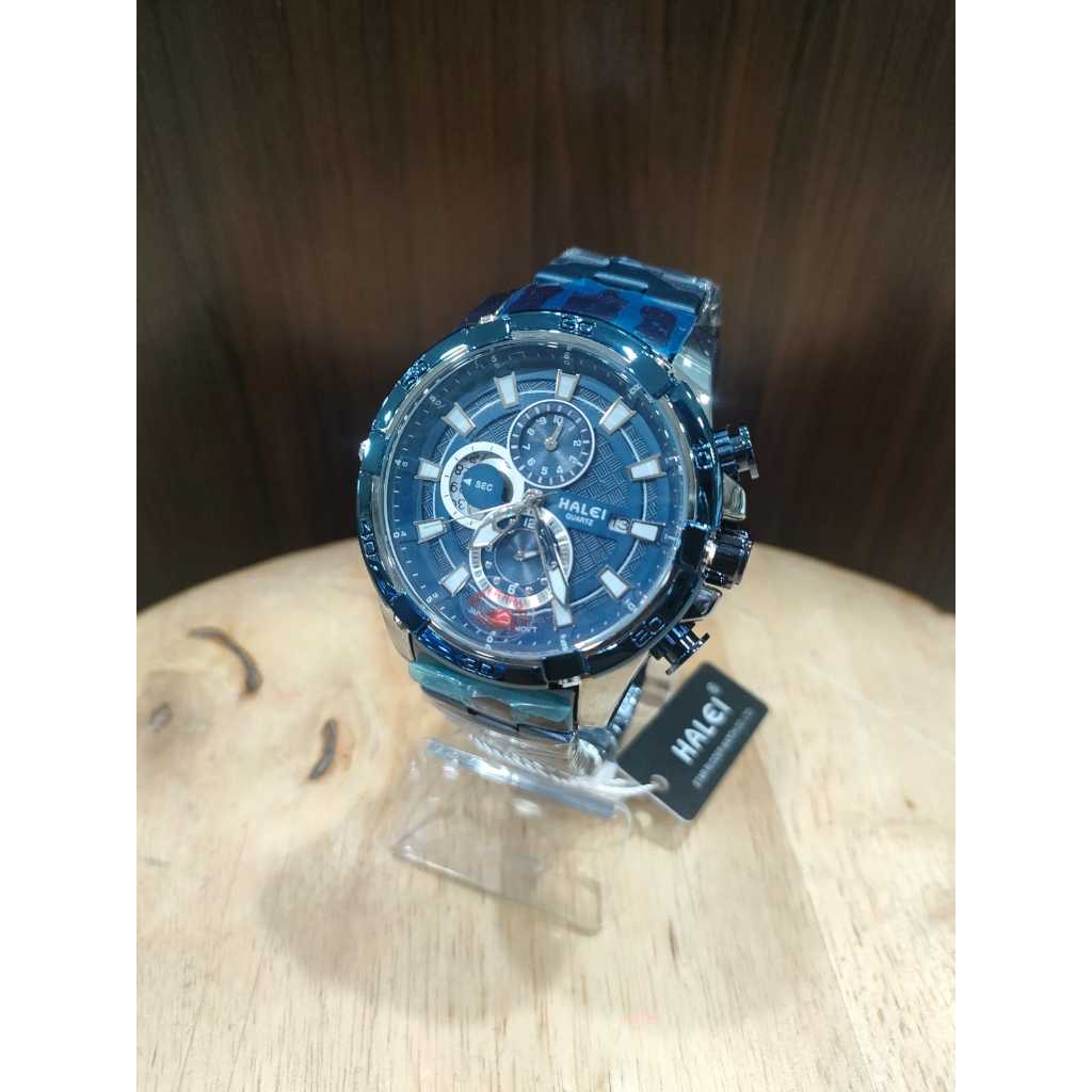 Jam Tangan Pria HALEI krono Aktif Original