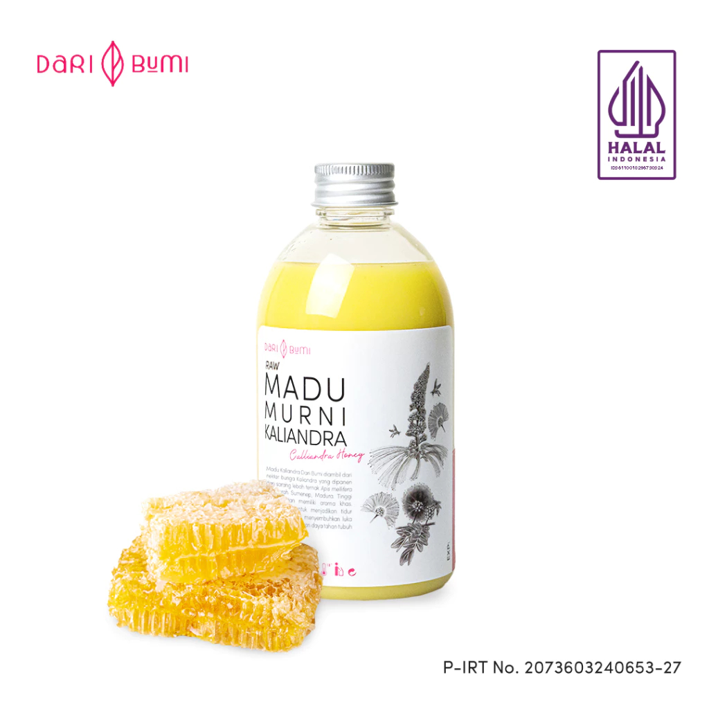 

[Official][Dari Bumi][Surabaya] Madu Murni Kaliandra 350 Gr Raw Honey Premium