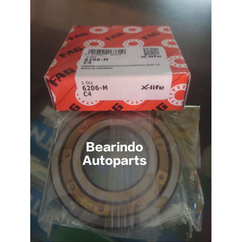 Ball Bearing 6206-M C4 FAG Germany