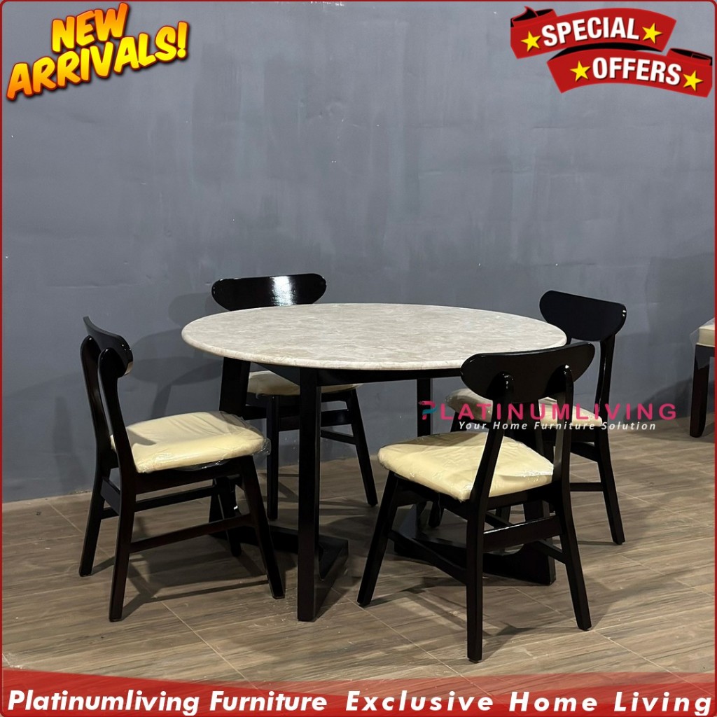 Meja Makan Marmer Bulat Kursi 4 Meja Makan Marmer Aslli Kursi Meja Makan Marmer Kursi Meja Makan Caf