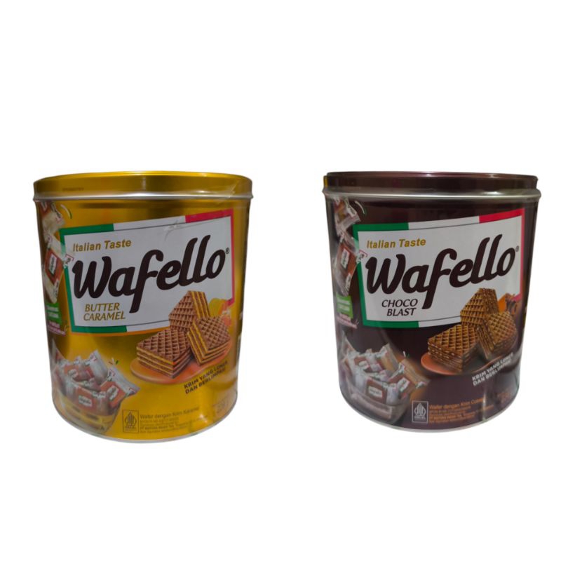 

Wafer Wafello Italian Kemasan Kaleng 234gr