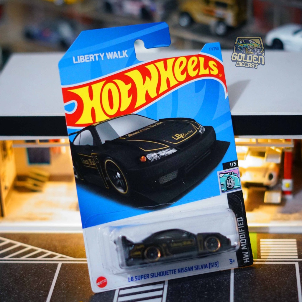 HOT WHEELS LB SUPER SILHOUETTE (LBWK) NISSAN S15 SILVIA BLACK (JAPAN CARD)