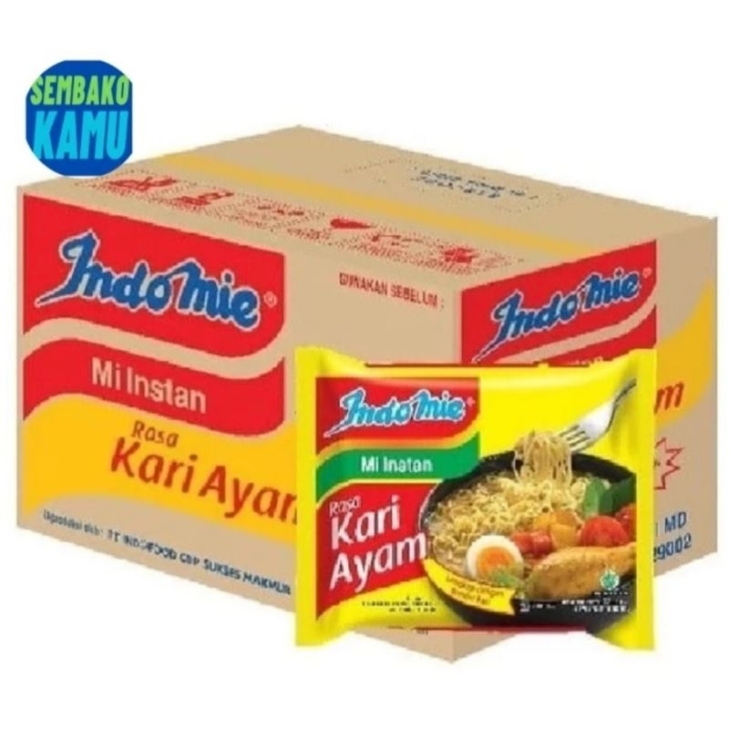 

Indomie Kari Ayam Karton Dus 40Pcs