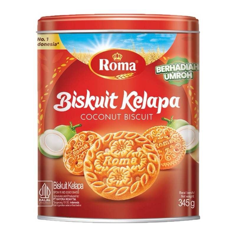 

BISKUIT ROMA KELAPA UK 345 grm