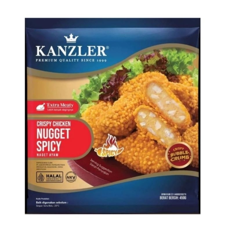 

Kanzler Spicy Chicken Nugget 450 gram
