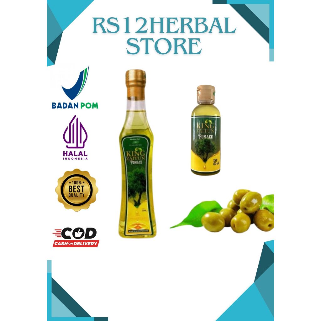 

Minyak Zaitun King Pomace 350ml Syifa Herbal Alami - Minyak Zaitun Pomace 350ml