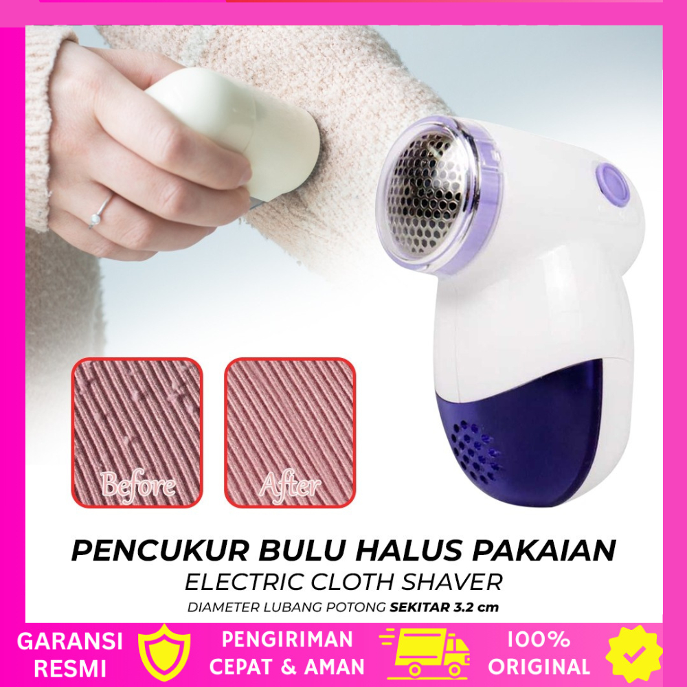 PENCUKUR BULU HALUS PAKAIAN ELEKTRIK LINT REMOVER Penghilang Pembersih Bulu Pakaian Baju Elektrik