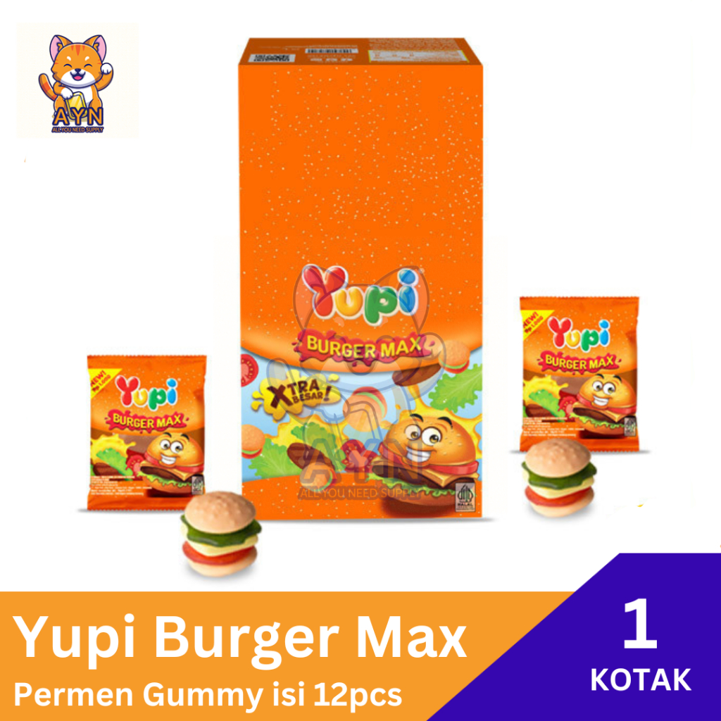 

Yupi Burger Max / Roletto / Just For Fun / Waffle Sandwich / Vegasaurus / Love Burger / Zugi Zagi Zug / Gummi Pizza / Aquarium / Fruit Cocktails / Sweet Hearth [ 1 box isi 12 pcs ]