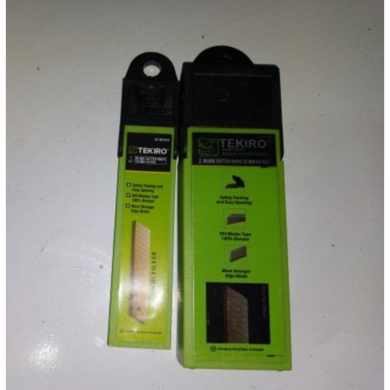 

TEKIRO Isi cutter besar 18 mm 10 pcs dan 60 pcs