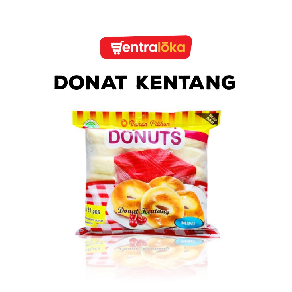 

Pelangi Donuts - Donat Kentang isi 10 & Mini isi 21