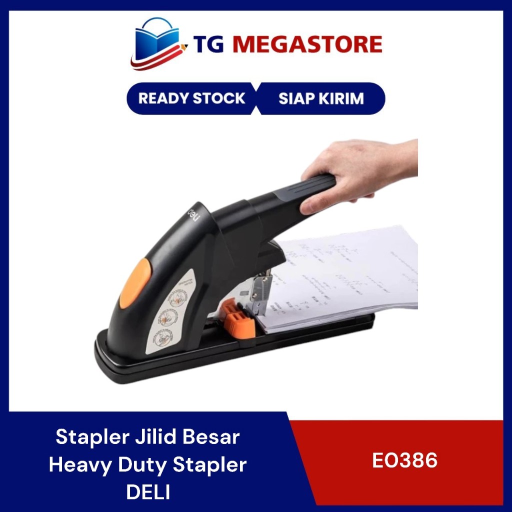 

Stapler Jilid Deli Heavy Duty Besar - E0386