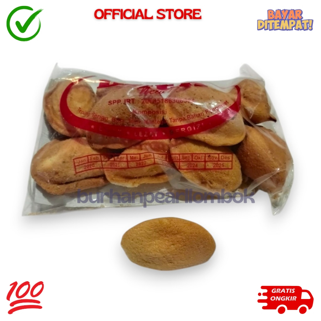 

Bolu Kering | Bolu Jadul | Klemben Kue Kering Isi 10 Biji