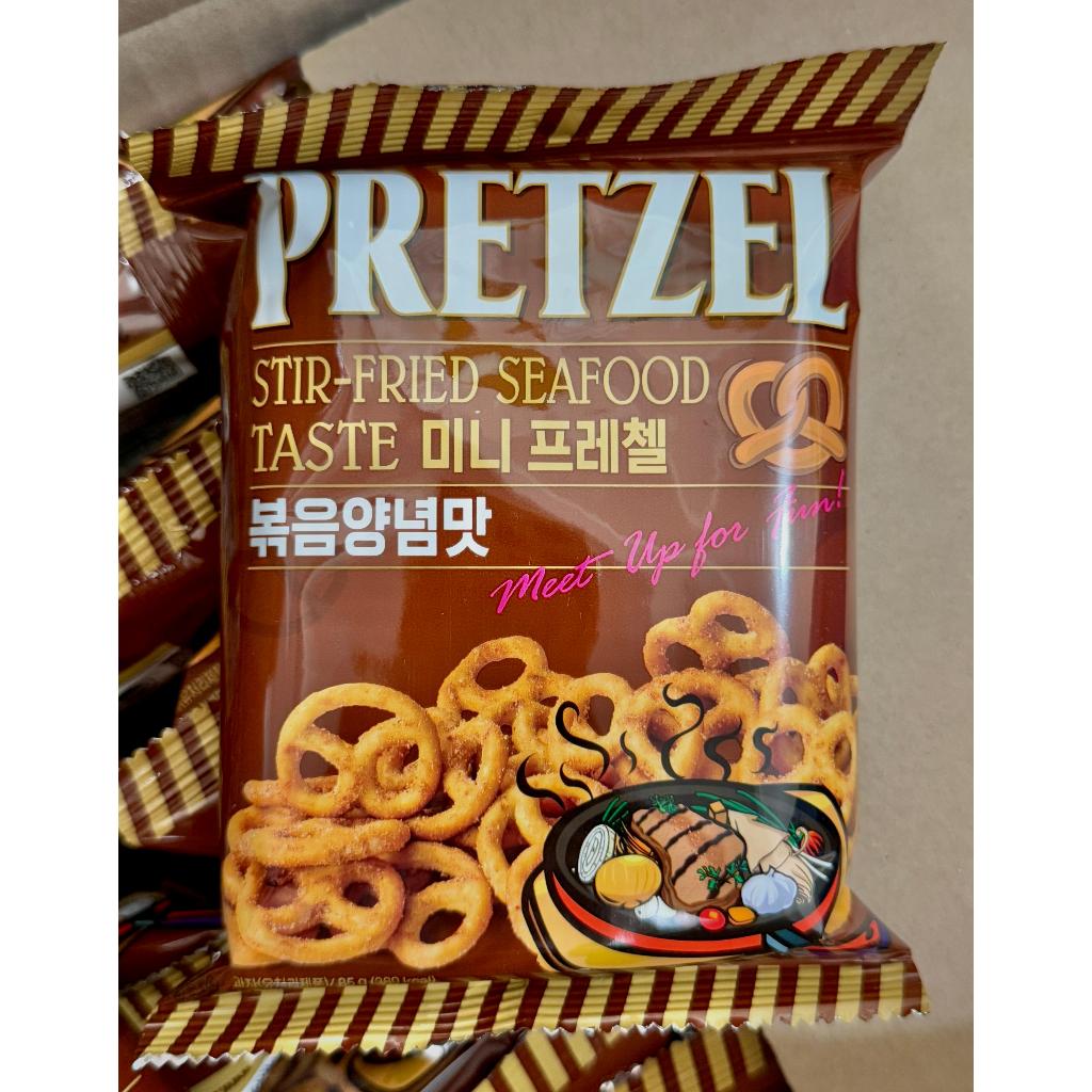 

Samjin Pretzel Stir Fried Seafood 85gr - Snack Korea - Pretzel Rasa Seafood