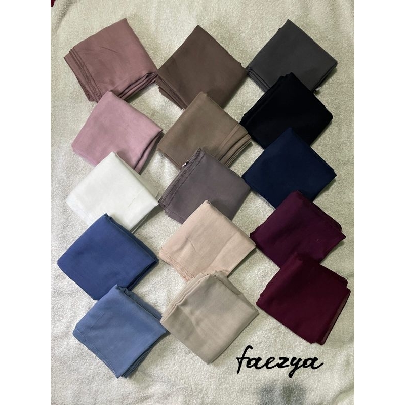 Hijab Segi Empat Paris Jadul // Kerudung paris Jadul // Kerudung Polos Segi Empat