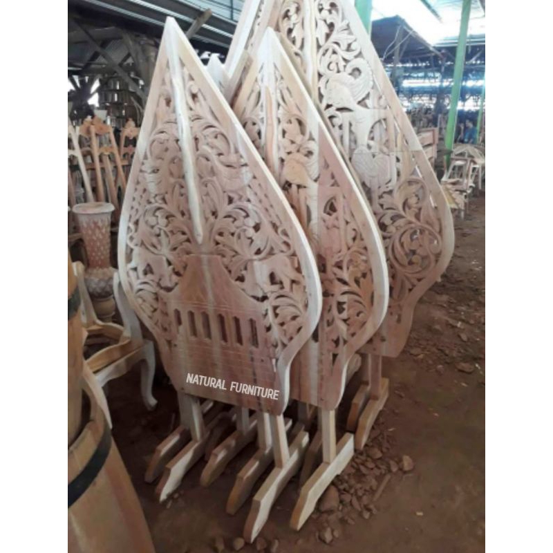 kelir wayang dekorasi /gunungan wayang dekorasi