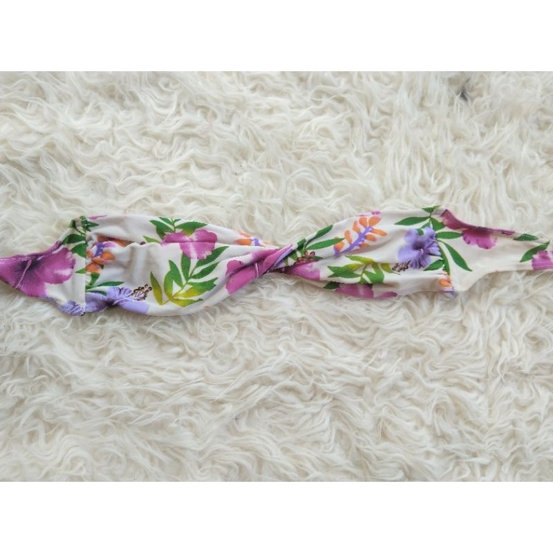 preloved strapless bikini top atasan bikini