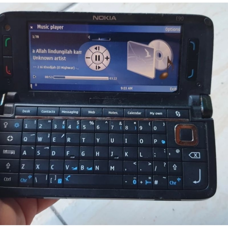 Nokia e90 hp jadul langka unik