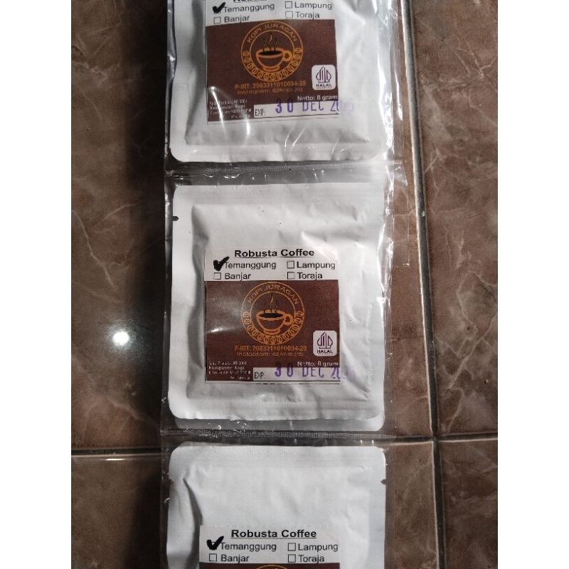

Kopi Robusta Temanggung Sachet