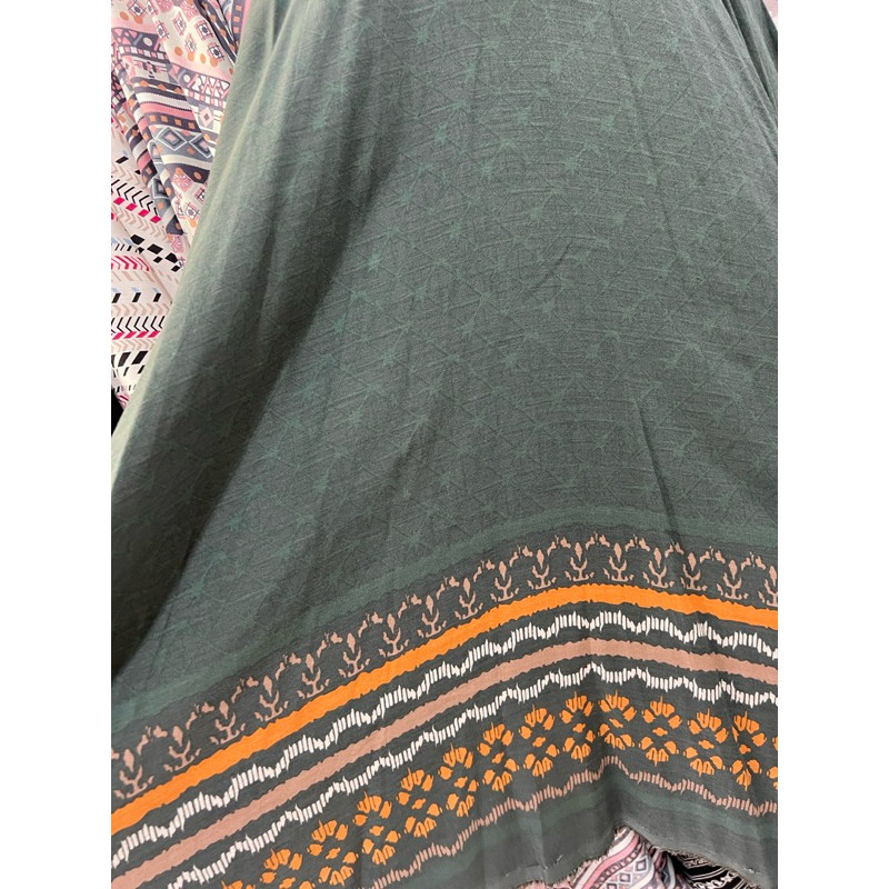 kain katun rayon viscose motif pinggir terbaru best seller