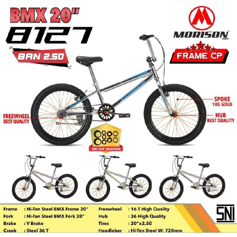 SEPEDA BMX 20 MORISON CHROME 8127