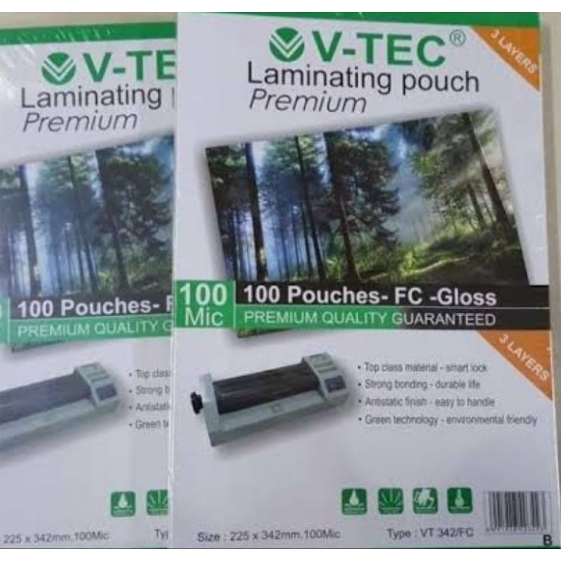 

Laminating A4 100 Micron vtec
