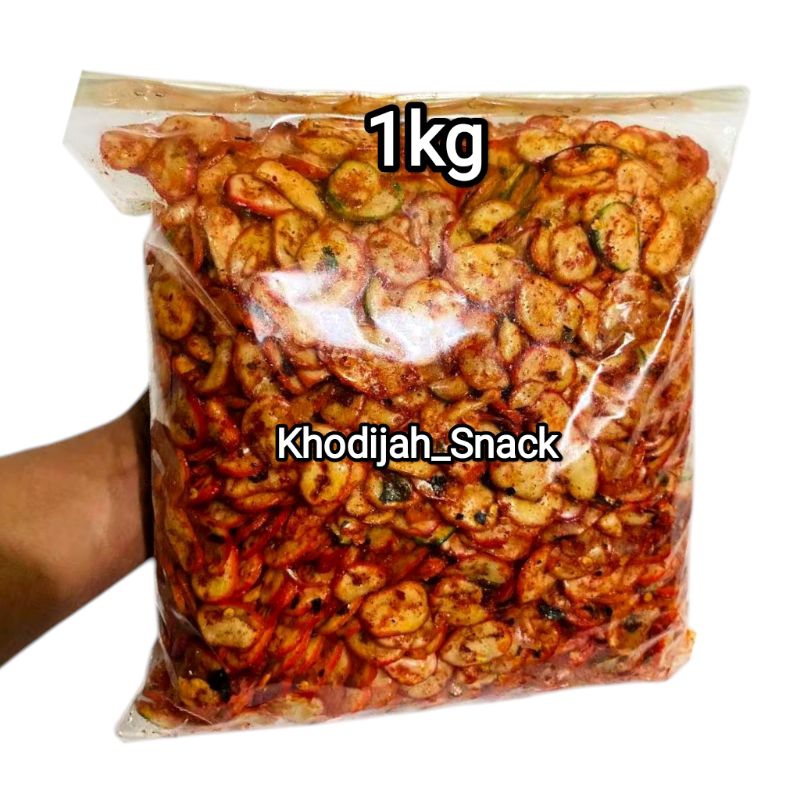 

Sebring Seblak Kering Kerupuk Bawang Pedas Kemasan 1kg