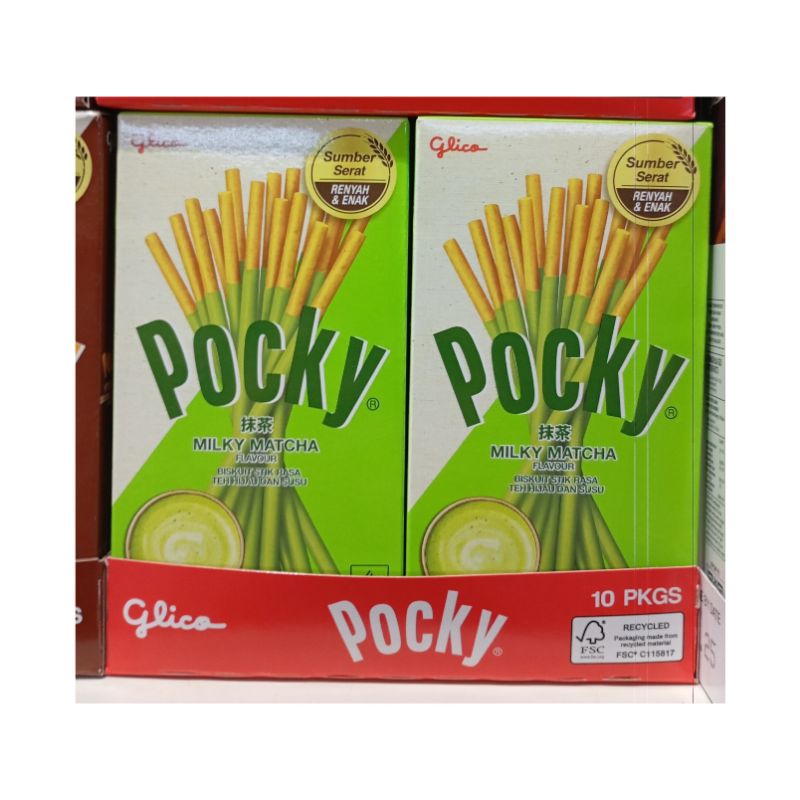 

GLICO POCKY MATCHA 33GR ISI 5 PCS