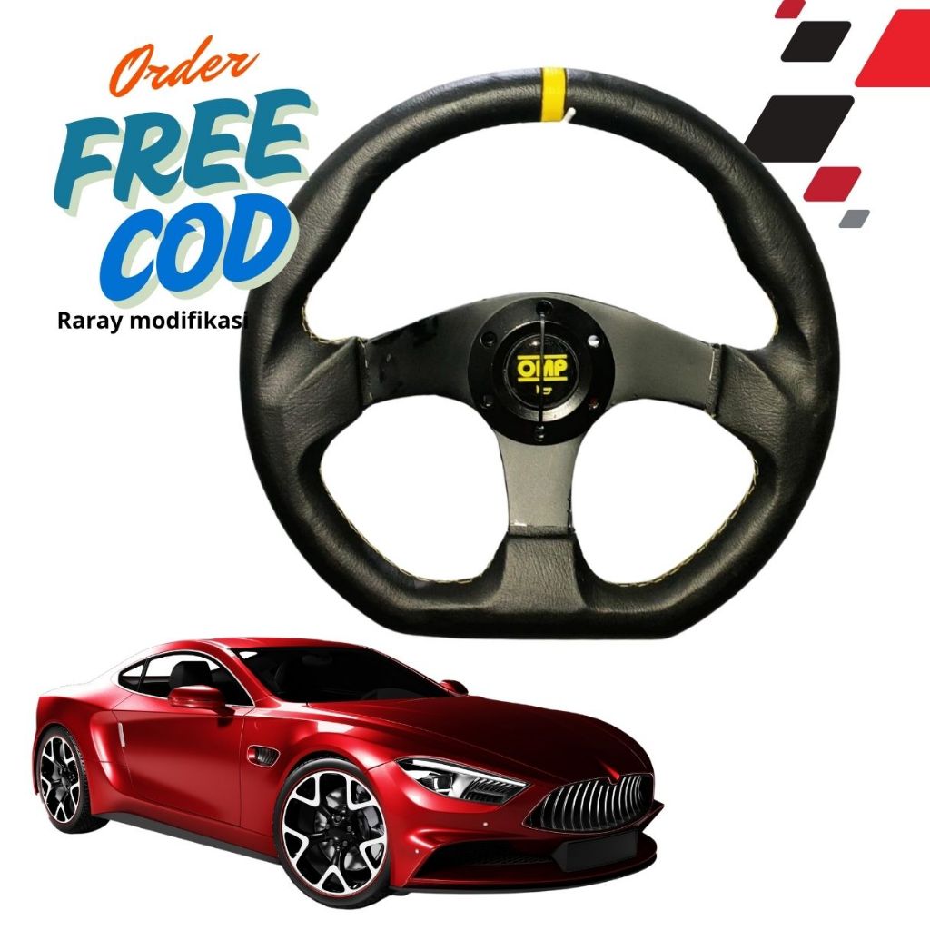 Stir OMP variasi racing sport premium / stir universal ferrarii omp