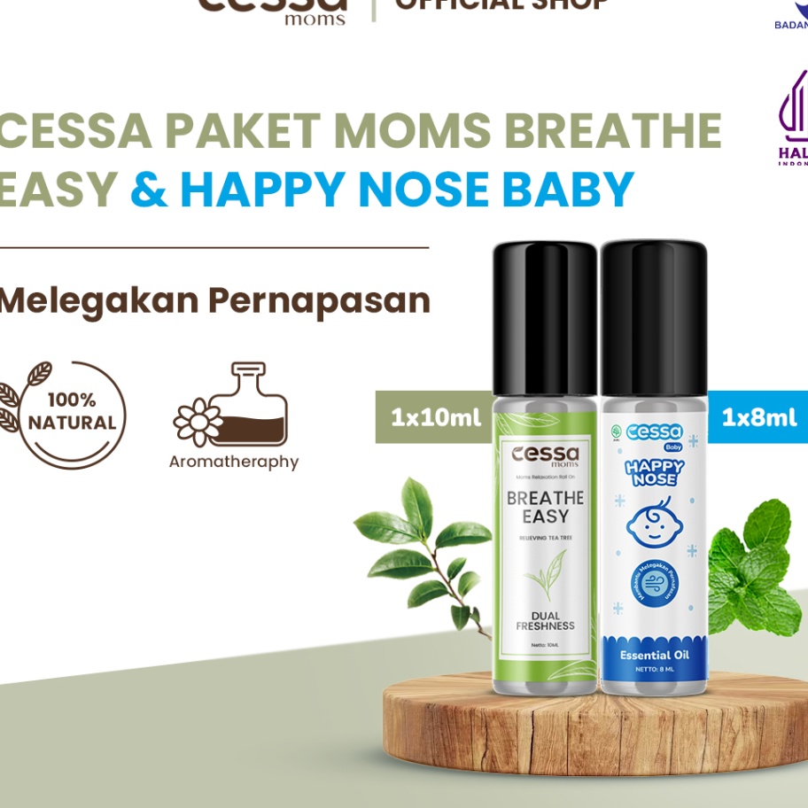 

11 Cessa Paket Moms Breathe Easy Happy Nose Baby