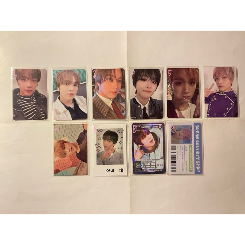 nct 127 dream haechan pc poca photocard neozone hot sauce ar be there for me dreamscape milkita empa
