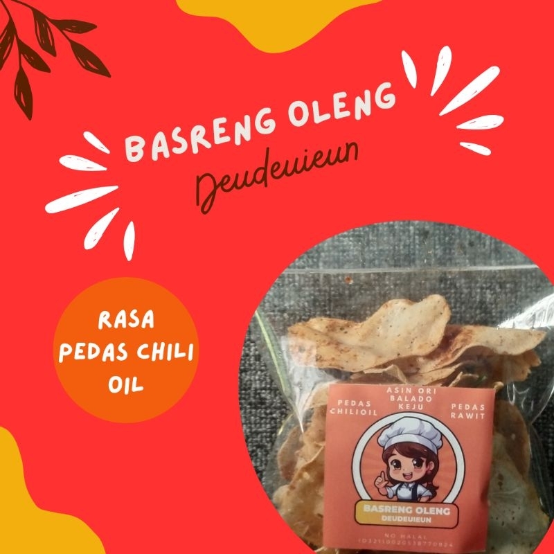 

Cemilan - Basreng Oleng Deudeuieun Rasa Pedas Chili Oil