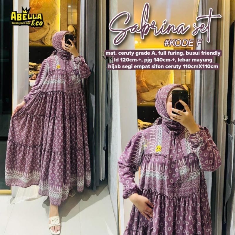 GAMIS SET HIJAB SABRINA SET