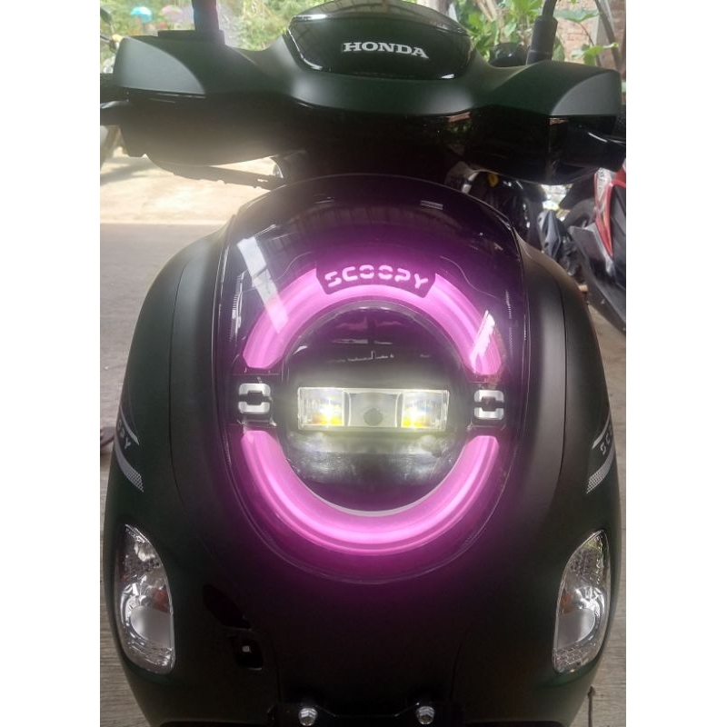 Stiker Alis Scoopy New 2025 / Stiker Alis Variasi / Stiker Lampu Scoopy New 2025 / Stiker Scoopy New