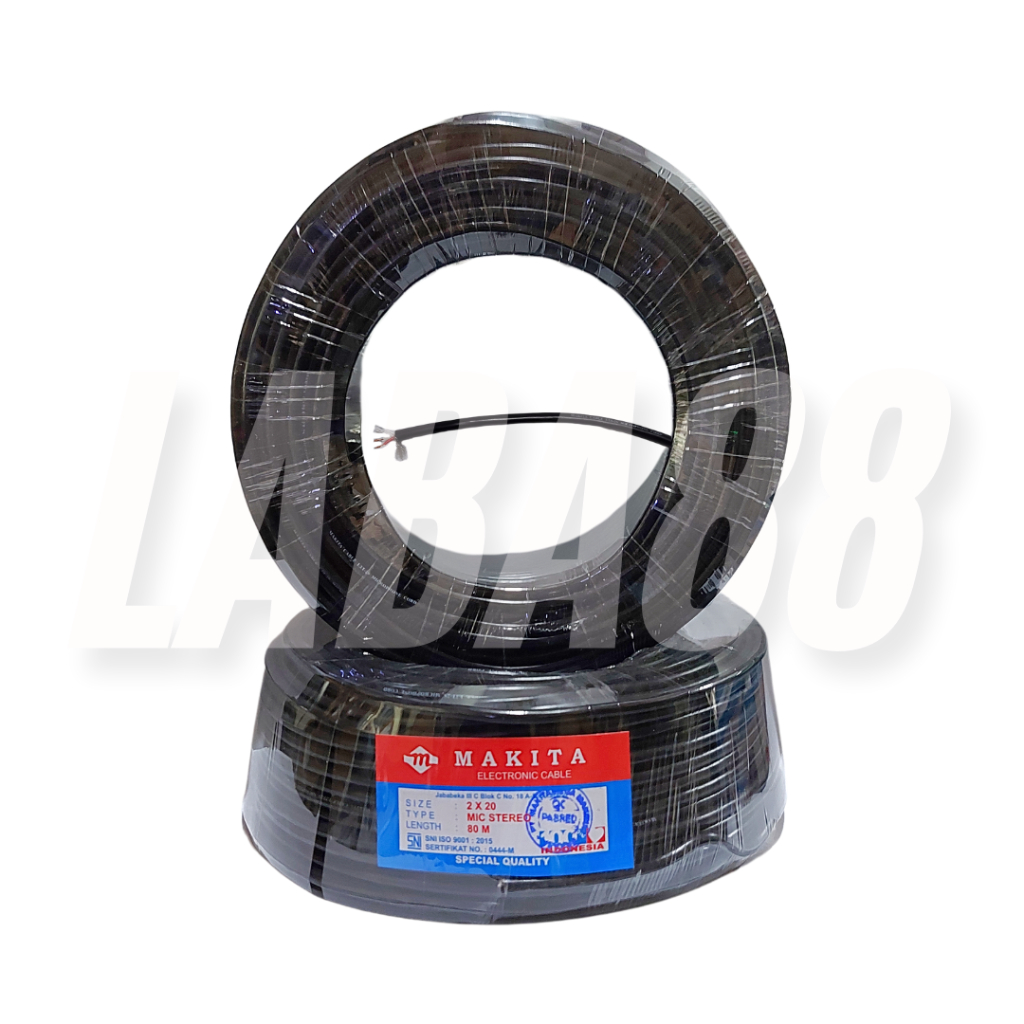 MAKITA CANARE 2X20 KABEL MICROPHONE STEREO