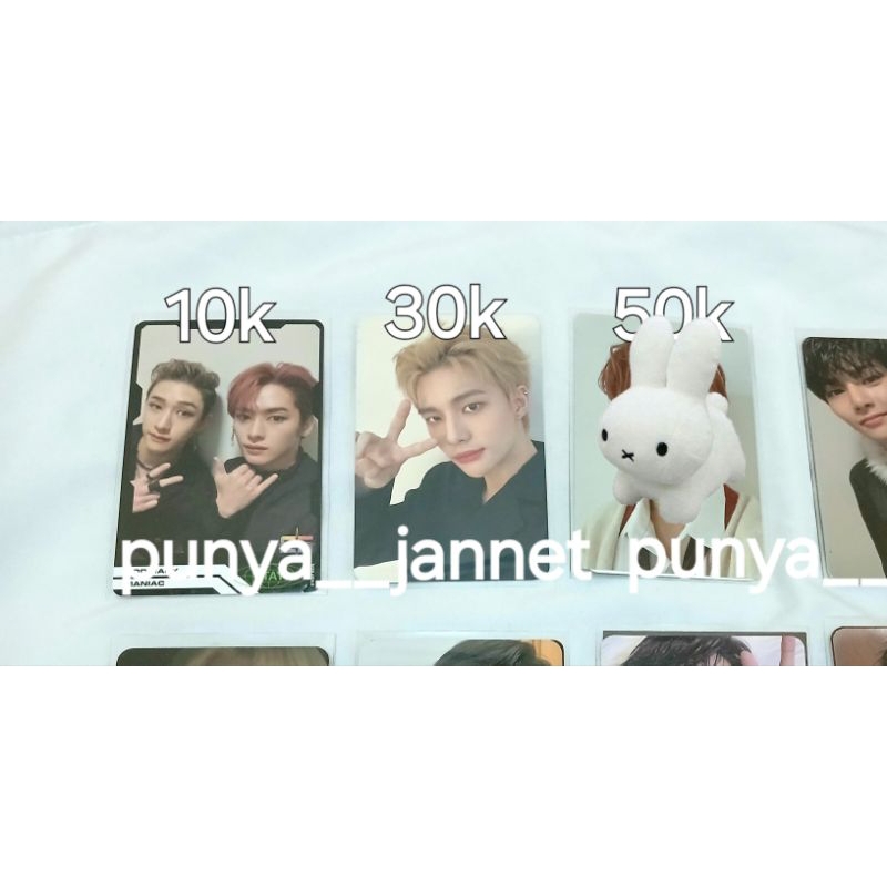 PC OFFICIAL STRAY KIDS maniac minchan leeknow bangchan nacific hyunjin