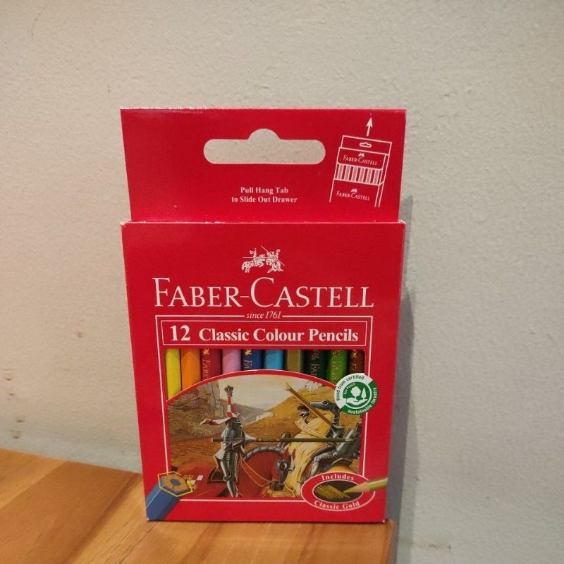 

FABER CASTELL Pensil Warna Classic Colour Pencils 12 S