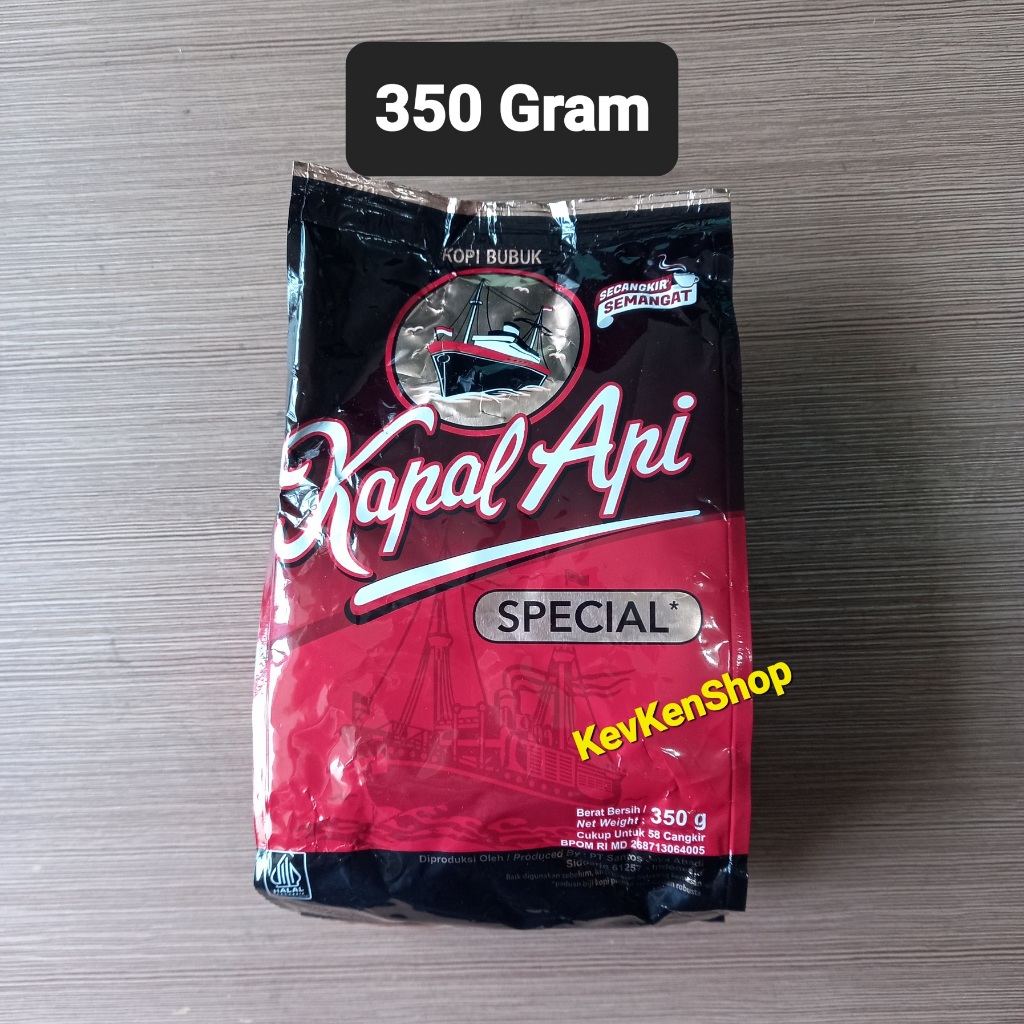 

Kopi bubuk KAPAL API SPECIAL Coffee 350 gram Harga per Bungkus 350gram