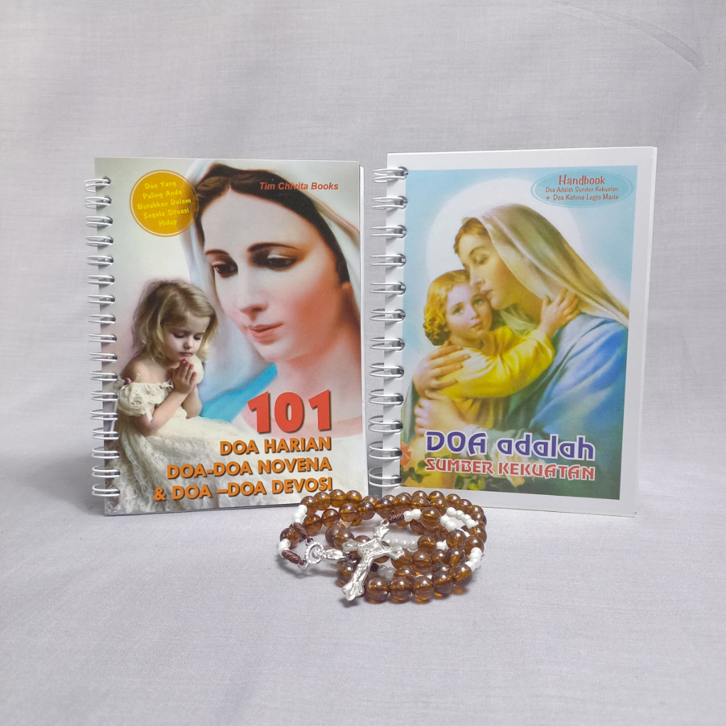 Paket Buku Doa: Buku Doa Harian Katolik-Doa Adalah Sumber Kekuatan-Rosario/Buku Doa Katolik