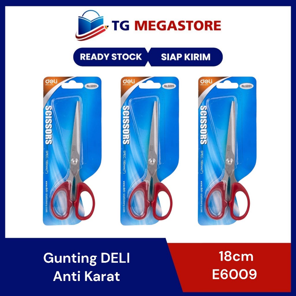 

Gunting DELI Anti Karat 18cm - E6009