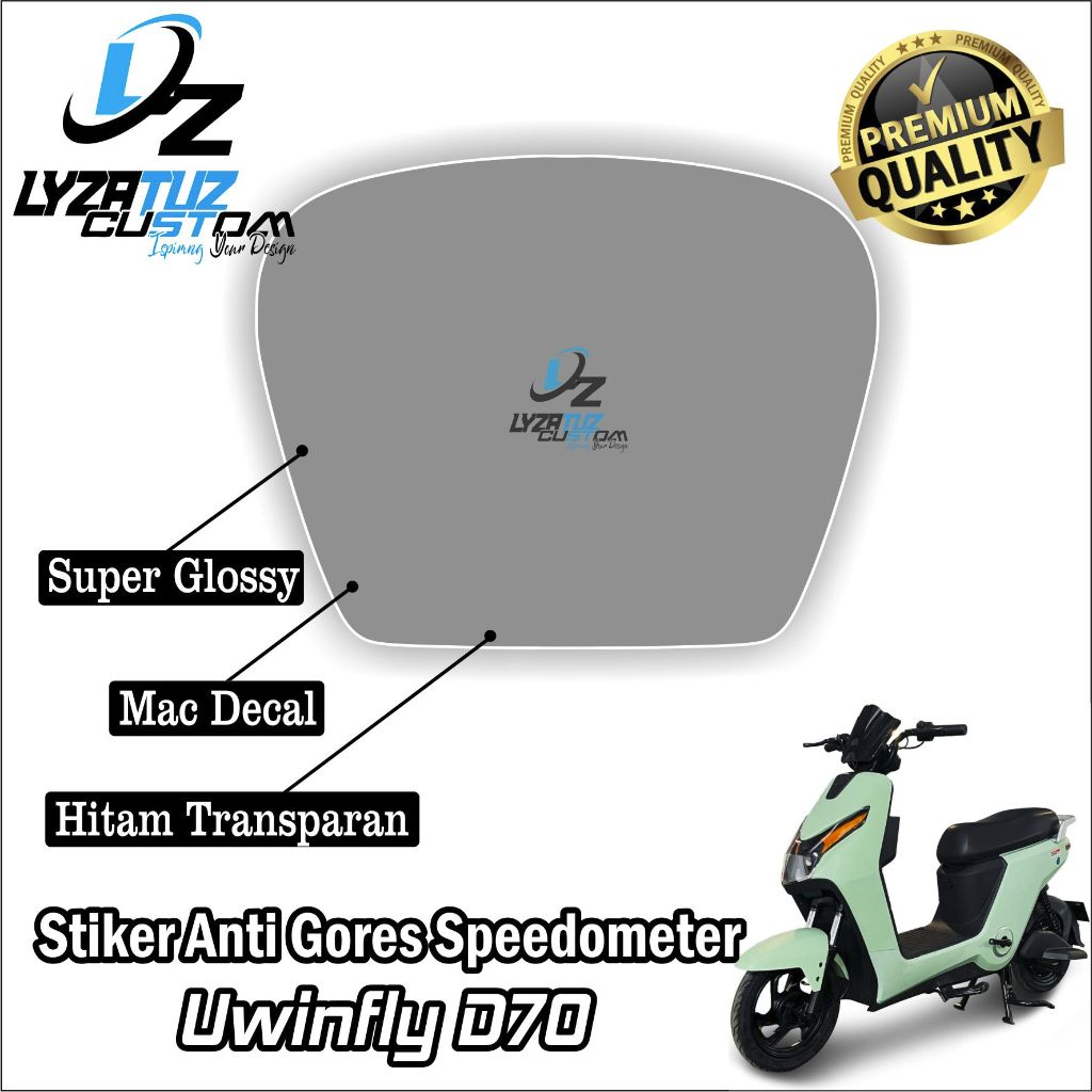 STIKER ANTI GORES SPIDO sepeda listrik uwinfly D70 STICKER SPEEDOMETER