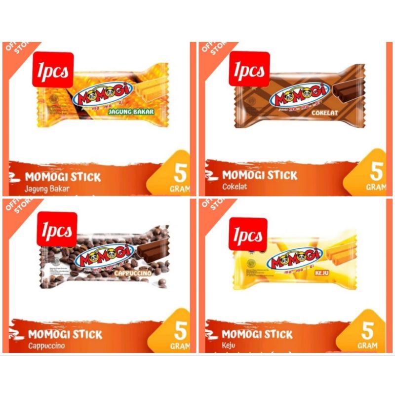 

MOMOGI STICK JAGUNG BAKAR SNACK 6/5gr makanan ringan jajanan murah (1pcs)