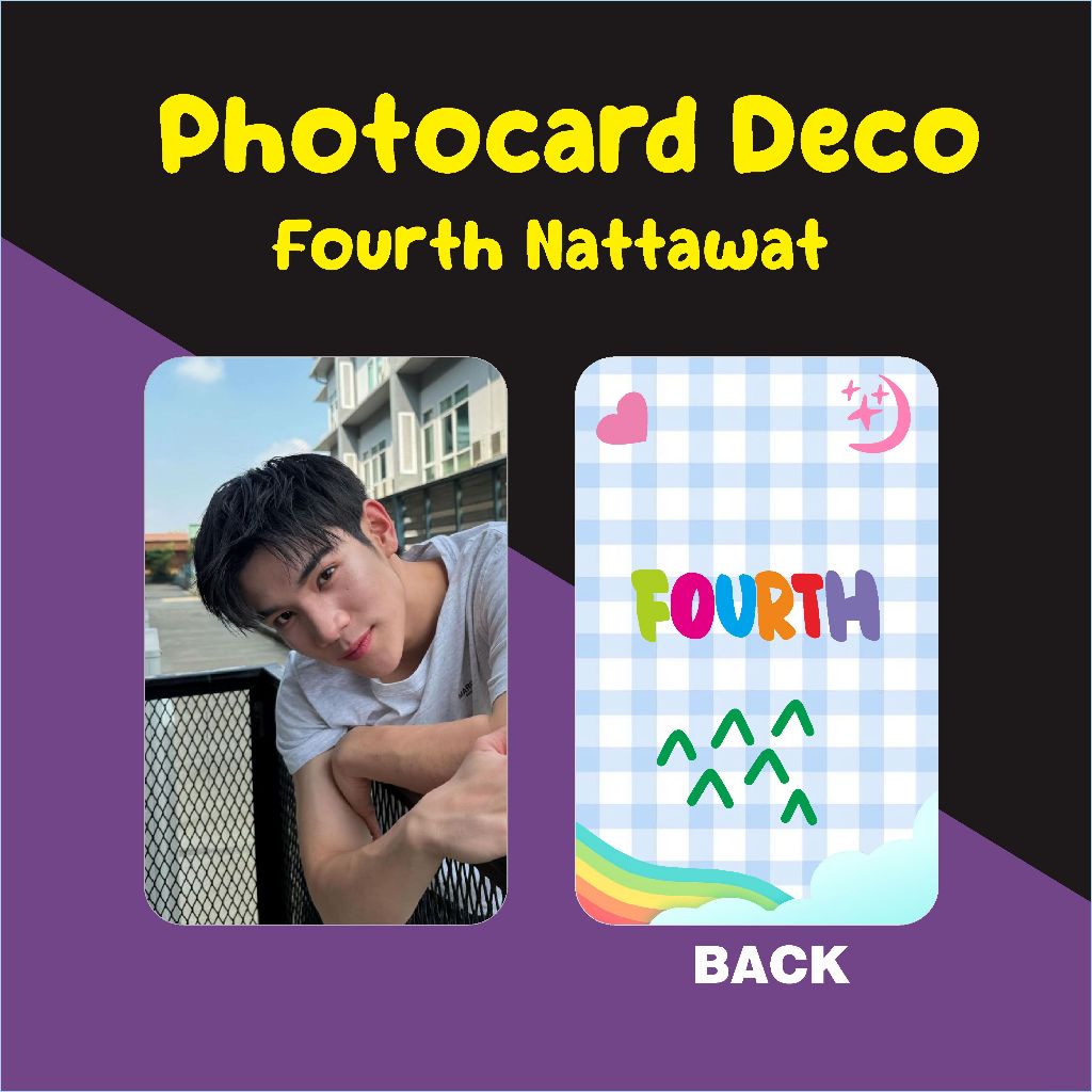 photocard fourth nattawat laminasi / free innersleeve