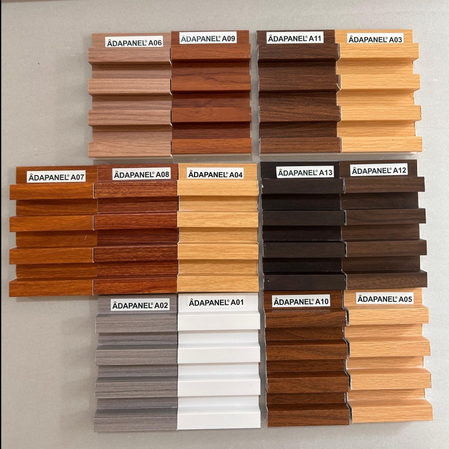 WALL PANEL | WPC WALL PANEL DECOR | WPC WOOD PANEL | WPC ADAPANEL | DUA MOTIF ( MEDAN )