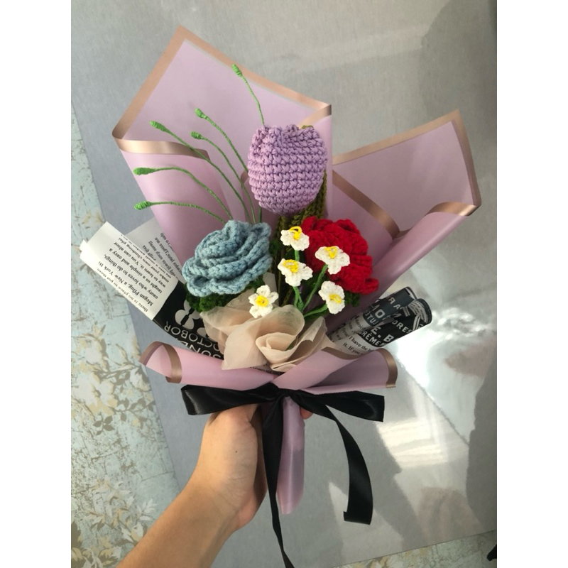 Buket Rajut Wisuda/ Flower Bouquet Surabaya/Florist Bunga Anniversary